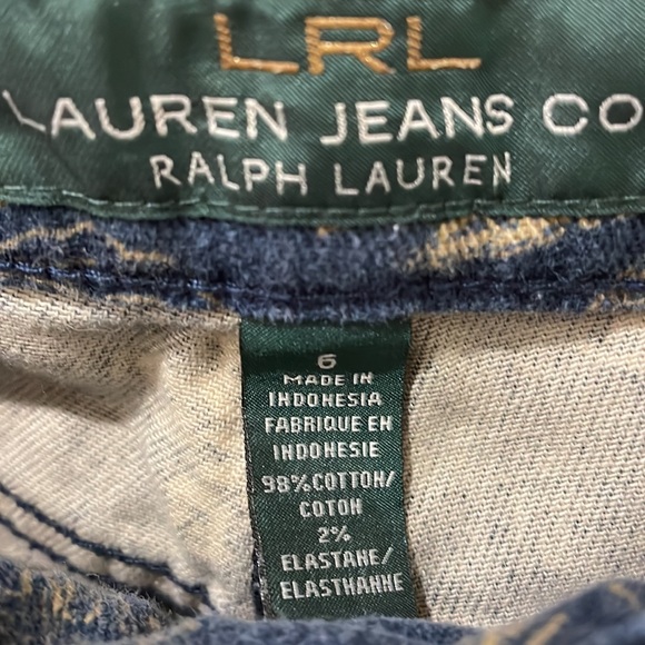Lauren Ralph Lauren Jeans Co. Printed Denim Size 6 - Picture 4 of 4